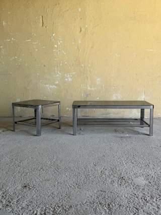 Mesa auxiliar vintage italiana 70s