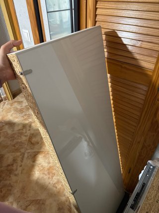 Tocador Malm Ikea Blanco con Cristal