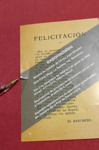 Lote de 20 -Uds- Postales y Felicitaciones antigua