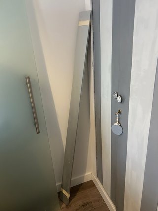 Puerta corredera de cristal esmerilado