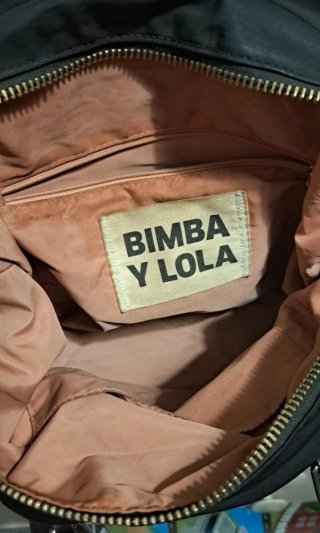 Bolso Bimba y Lola Negro Lona