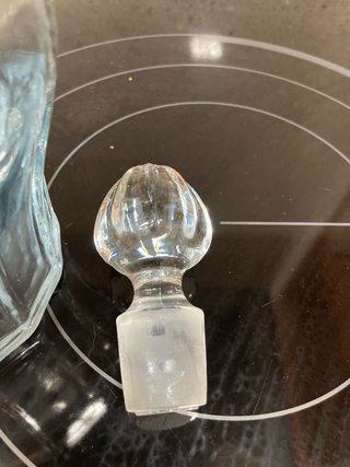 Botella de cristal con tapón
