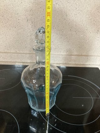 Botella de cristal con tapón