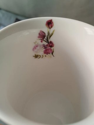 Taza El Corte Inglés con infusor floral
