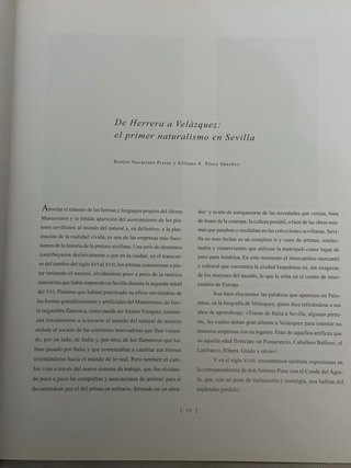 DE HERRERA a VELAZQUEZ: EL PRIMER NATURALISMO