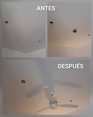 ELECTRICISTA INSTALADOR DE VENTILADORES DE TECHO