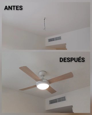 ELECTRICISTA INSTALADOR DE VENTILADORES DE TECHO