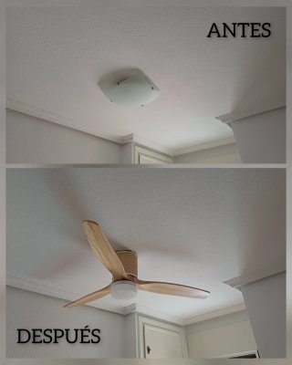ELECTRICISTA INSTALADOR DE VENTILADORES DE TECHO