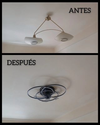 ELECTRICISTA INSTALADOR DE VENTILADORES DE TECHO