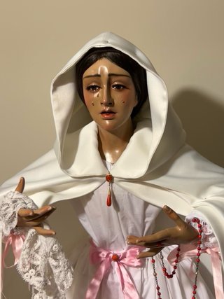 Virgen Dolorosa de vestir de 85 cm