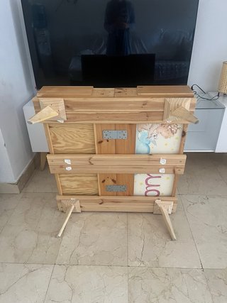 Letto per cani grandi in legno