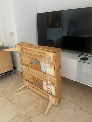 Letto per cani grandi in legno