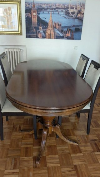4 Sillas de Salón Tapizadas