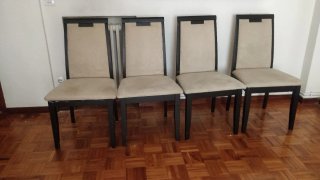4 Sillas de Salón Tapizadas