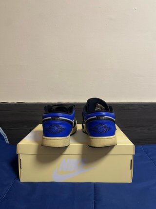Zapatillas Nike Air Jordan 1 Low Azul y Blanco