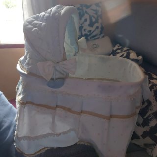 Moisés para muñecos con capota