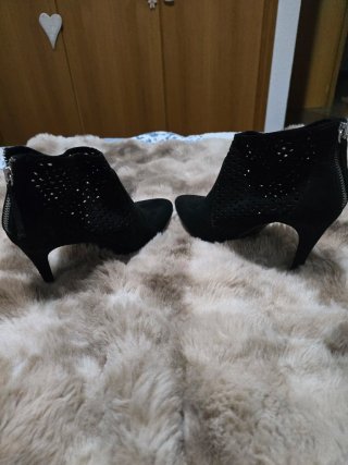 Botines Tacon Zara Basic Collection Talla 39