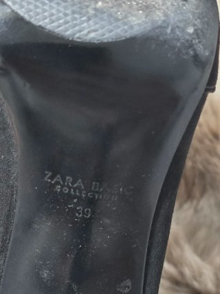 Botines Tacon Zara Basic Collection Talla 39