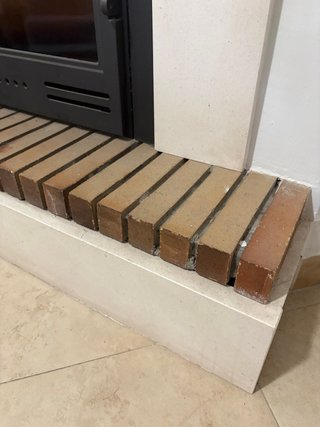 Frontal de mármol para chimenea