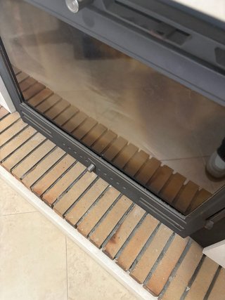 Frontal de mármol para chimenea