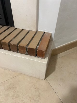 Frontal de mármol para chimenea