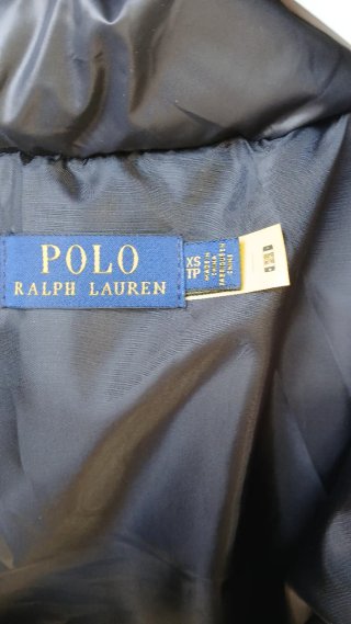 Piumino Ralph Lauren nero taglia XS
