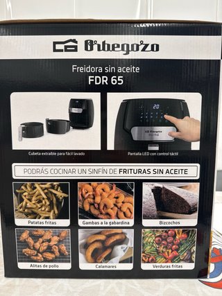 Freidora de aire / Airfryer Orbegozo FDR 65