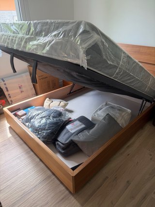 Cama 160x200 Madera con Cabecero