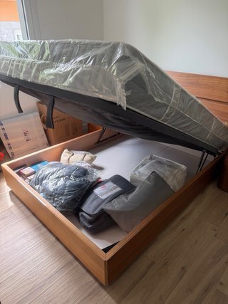 Cama 160x200 Madera con Cabecero