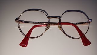 Monturas de gafas - Negro y Rojo