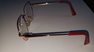Monturas de gafas - Negro y Rojo