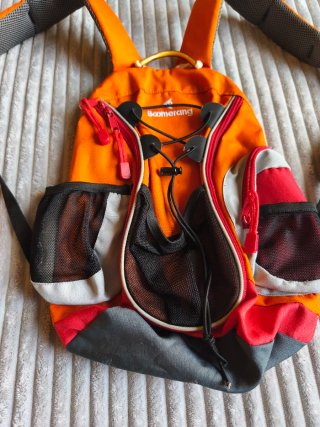 Mochila Boomerang Naranja y Roja