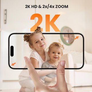 NUEVO Cámara Vigilancia Bebé 2K PTZ 360° iGeek
