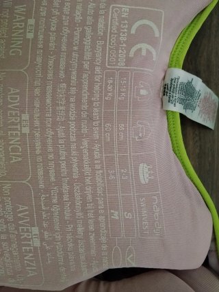 Chaleco flotador Nabaiji rosa ballena