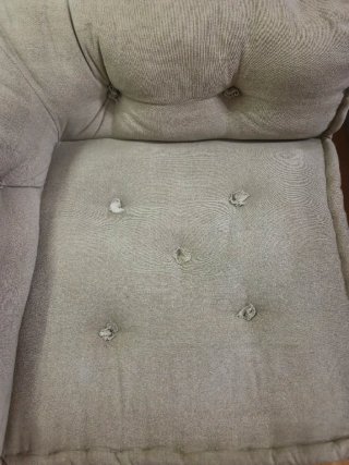 Cama esquinera para mascotas beige