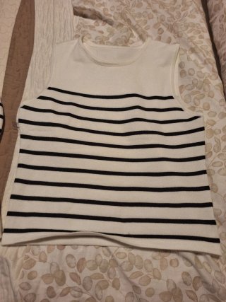 Conjunto Top y Chaqueta Rayas