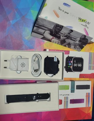 Reloj SaveWatch Negro