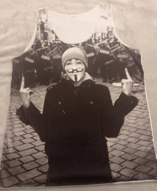 Camiseta de algodón con estampado de la serie