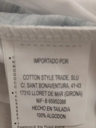 Camiseta de algodón con estampado de la serie