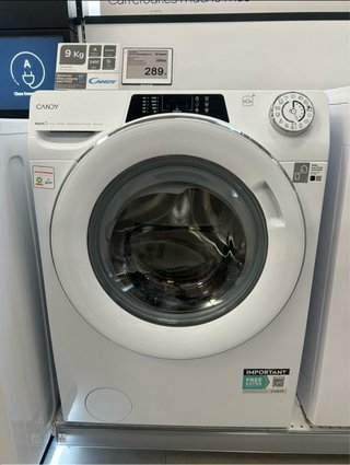 Lavadora Candy 9kg 1400rpm Clase A