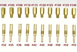 Kit Chiclés Carburador Moto #100-#140 #32-#55
