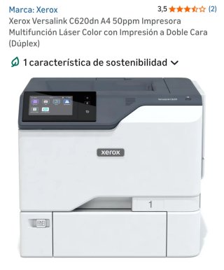 Impresora Xerox Versalink C620dn Multifunción