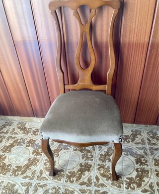 5 Sillas Vintage Madera  para restaurar