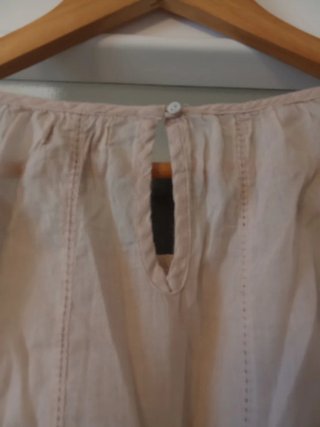 Camisa Sfera bordada beige