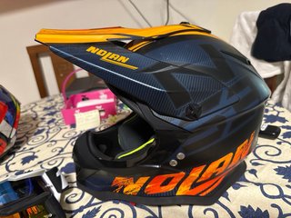 Casco Nolan N53 Talla S Naranja/Negro