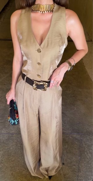 Conjunto pantalón y chaleco