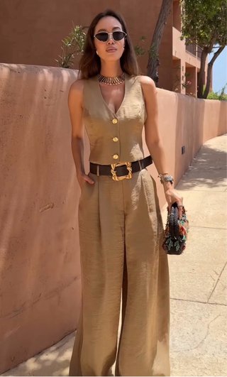Conjunto pantalón y chaleco