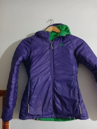 Chaqueta Grifone de montaña reversible verde/morad