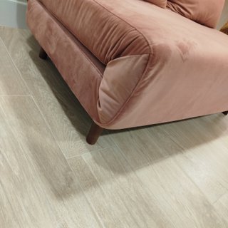 Sofá Cama 2 Plazas SKLUM Rosa Terciopelo