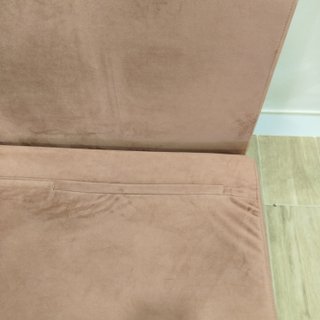 Sofá Cama 2 Plazas SKLUM Rosa Terciopelo